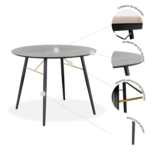 Mesa de Comedor Circular Onno
