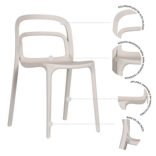 Silla Exterior Asti