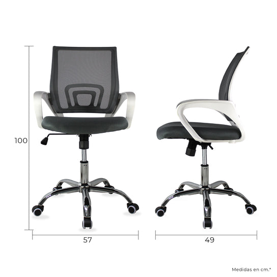 Silla Ejecutiva 107 Mesh Gris