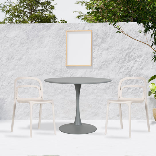 Mesa Circular Metal Vittoria 80cm
