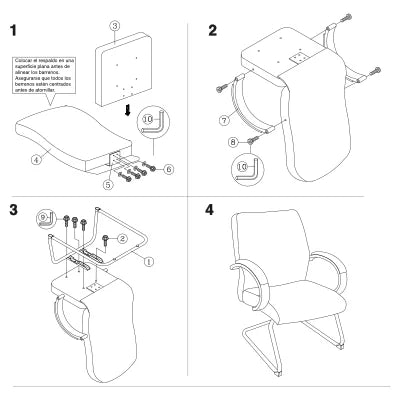 SILLÓN EJECUTIVO PIEL RP-8005