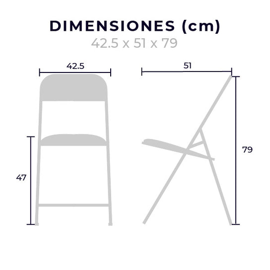 Silla Plegable Acojinada