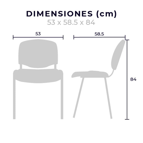 Silla Fija Iso Tela