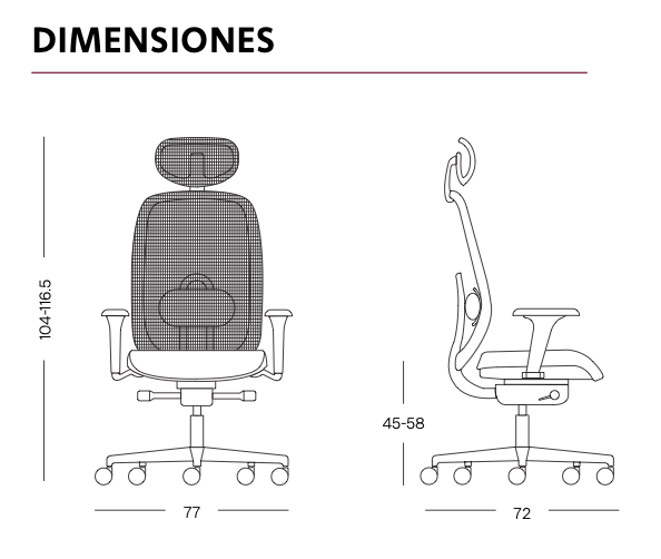 SILLA JULIA RE-2500