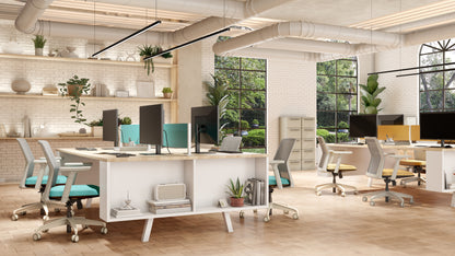 SILLA RS-200 BL/10 (estructura blanca)