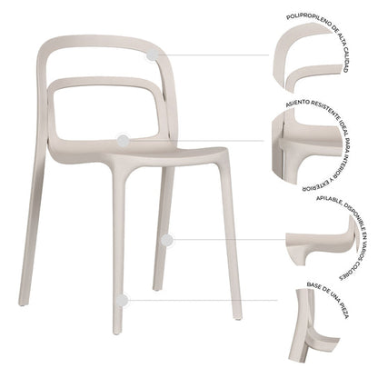 Silla Exterior Asti