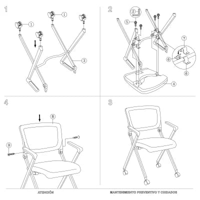 SILLA MULTIFUNCIONAL RE-685