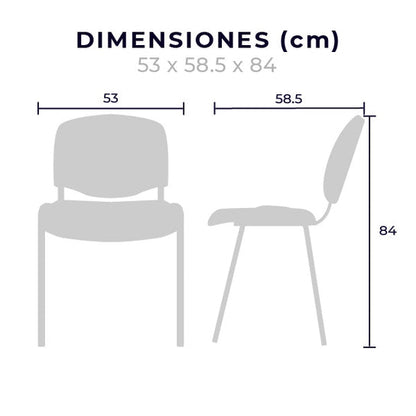 Silla Fija Iso Tela
