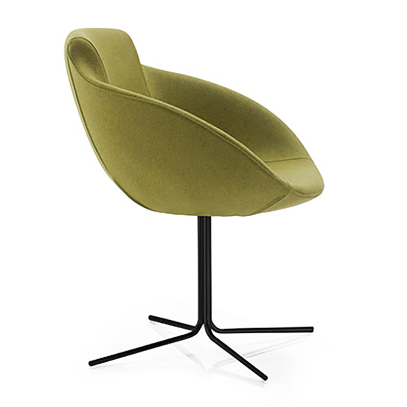 Sillón Tula Patas Acero Negro