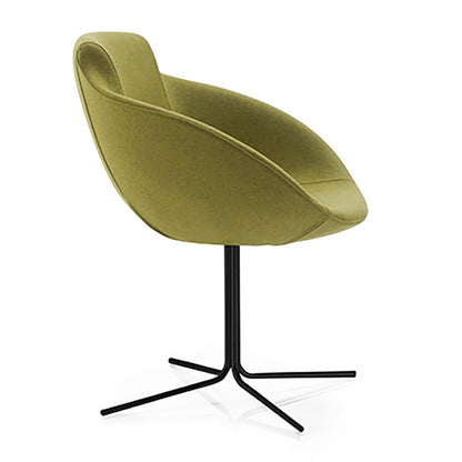 Sillón Tula Patas Acero Negro